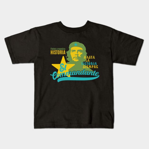 Che Guevara - Revolution - hasta la victoria siempre - marxism - cuba Kids T-Shirt by Boogosh